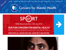 Tablet Screenshot of concernformentalhealth.com